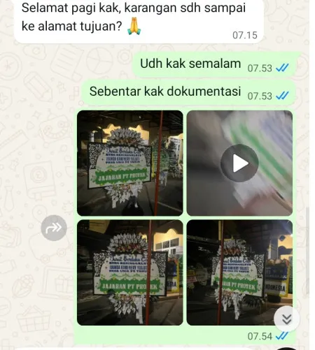 Pengiriman Papan Bunga Selamat Cibodas
