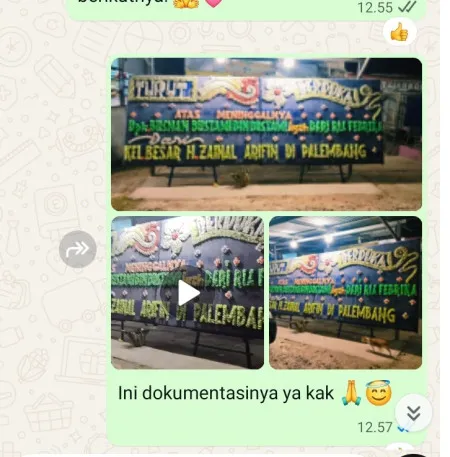 Pengiriman Papan Bunga Duka Cibodas