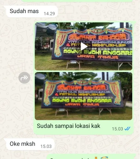 Pengiriman Papan Bunga Cibodas